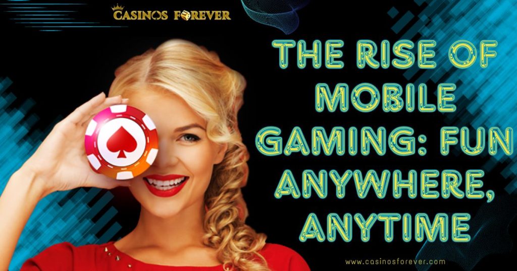 Image depicting a person enjoying mobile gaming on a smartphone, symbolizing the convenience and fun of playing online casino game anywhere, anytime.