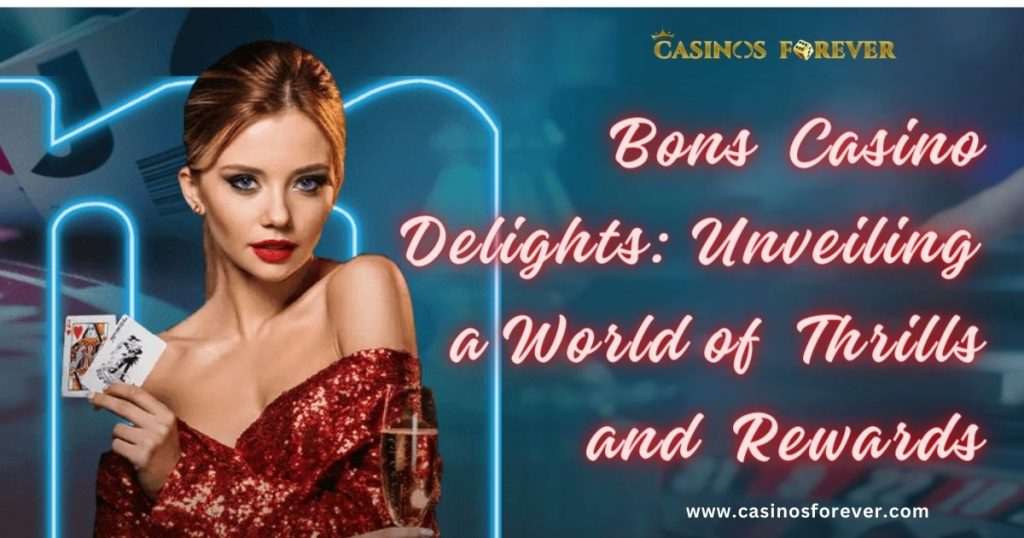 Bons Casino logo with stylish design.